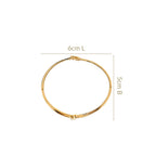 Graceful Knotted Vines Gold Bracelet Nestasia