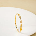 Graceful Knotted Vines Gold Bracelet Nestasia