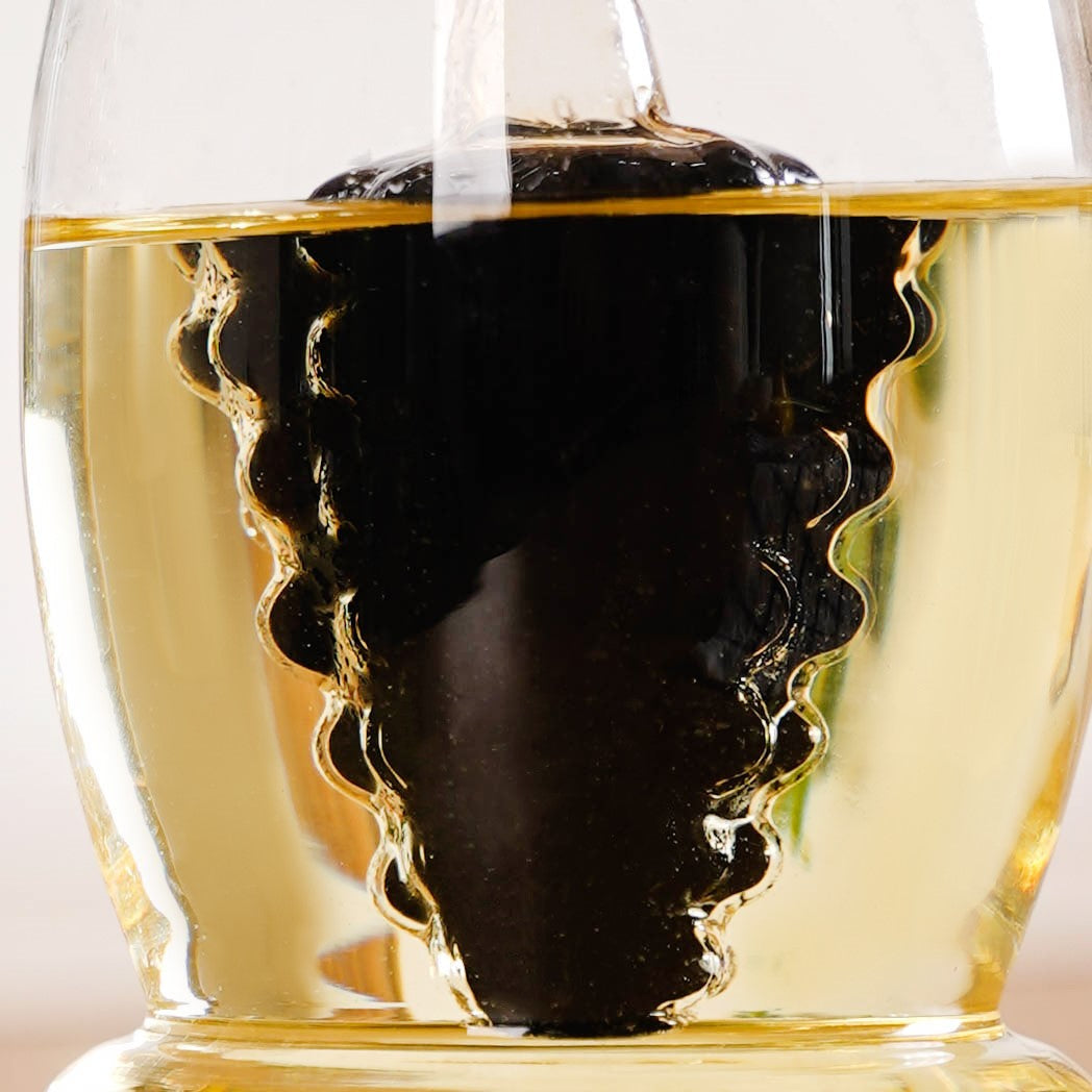 Grape Dual Glass Cruet For Gourmet Oils And Vinegar Nestasia