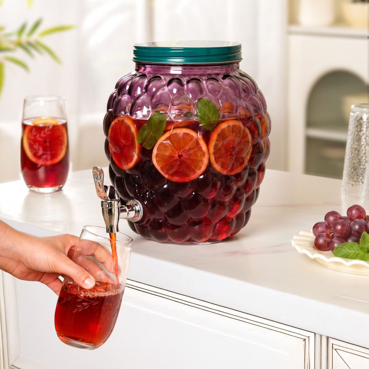 Grape Drink Dispenser 6000ml Nestasia