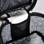 Green Croco Lunch Bag With Insulation Nestasia