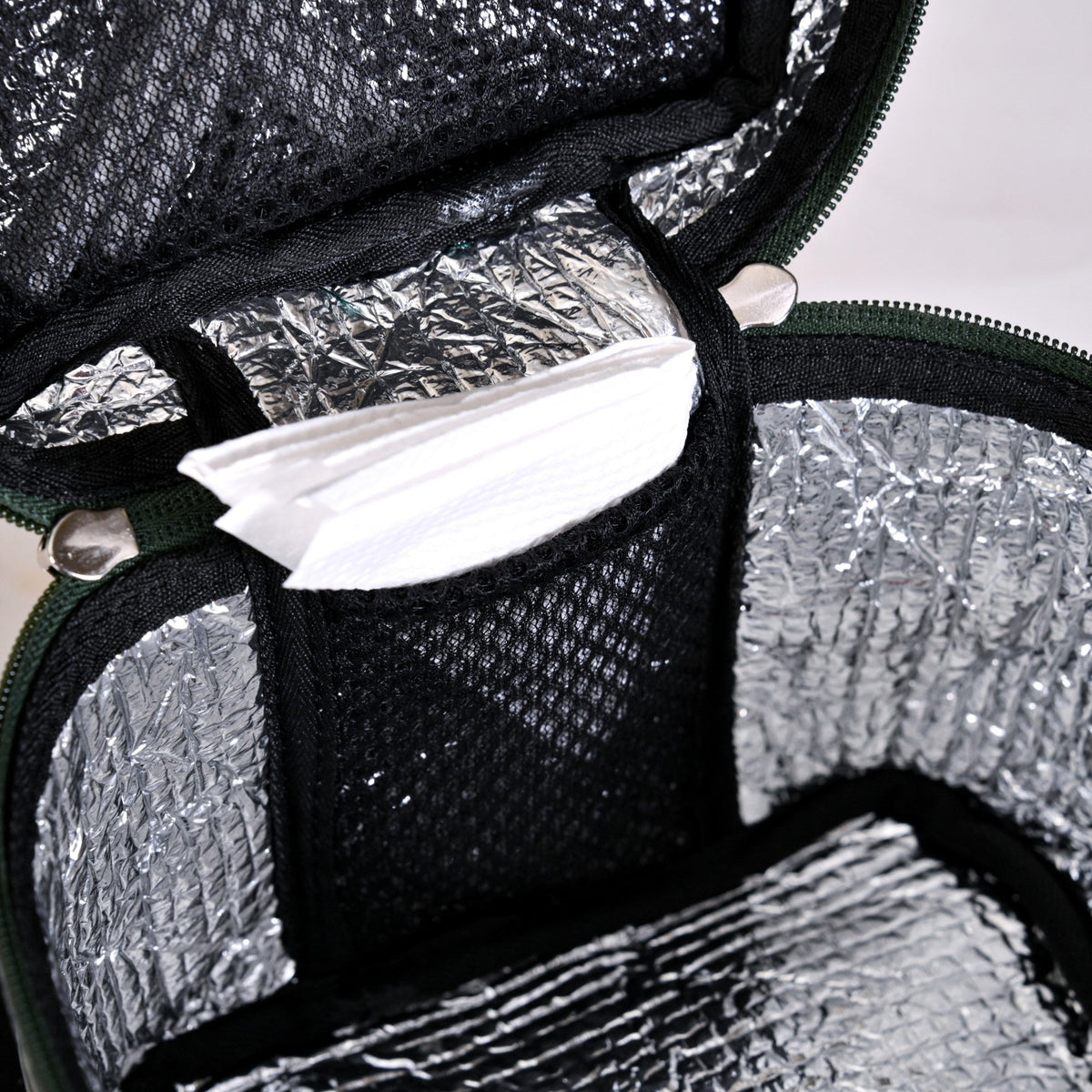 Green Croco Lunch Bag With Insulation Nestasia