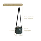 Green Croco Lunch Bag With Insulation Nestasia