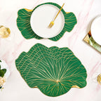 Lily Pad Placemats For Dining Table Green Set Of 6 Nestasia