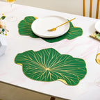 Lily Pad Placemats For Dining Table Green Set Of 6 Nestasia