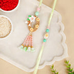Green Harmony Rakhi Lumba Gift Set Nestasia