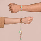 Green Harmony Rakhi Lumba Gift Set Nestasia