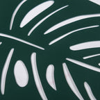 Green Laser Cut Monstera Leaf Table Mat Set Of 6 Nestasia