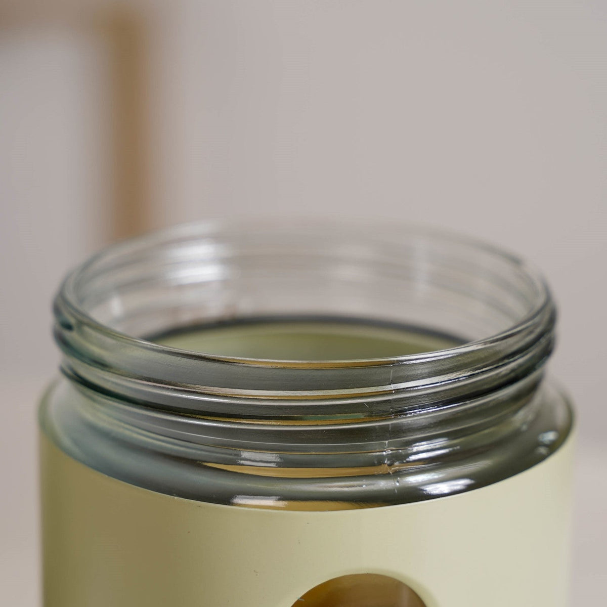 Winnie Green Glass Jar With Window Set Of 4 1000ml Nestasia