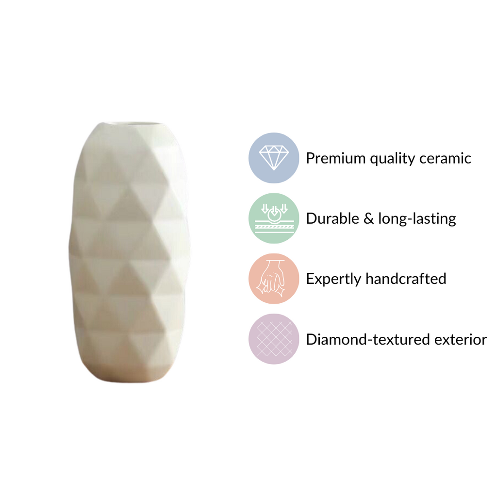 Geometric Decor Vase Nestasia