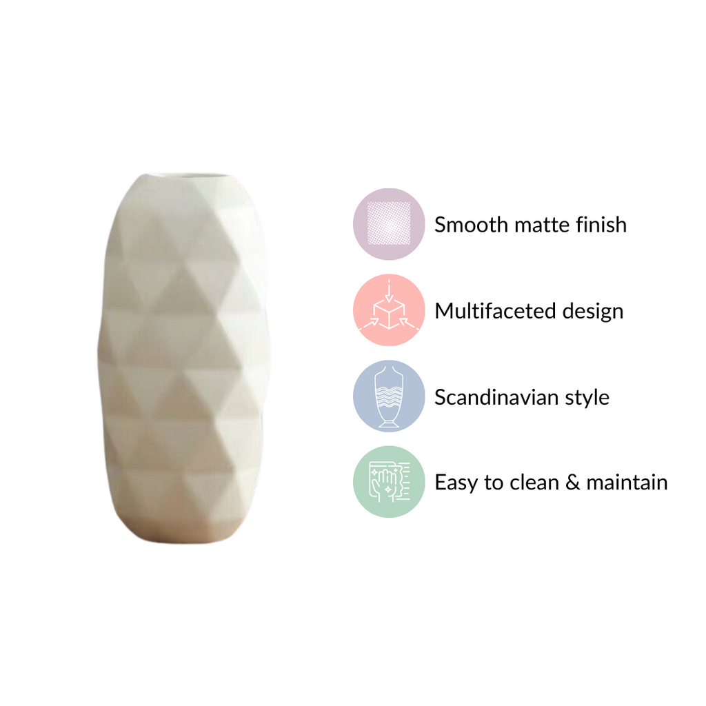 Geometric Decor Vase Nestasia
