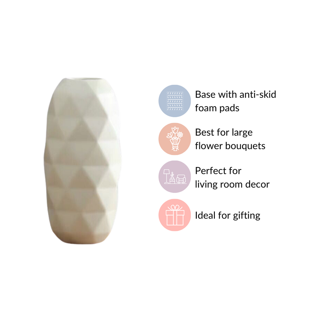 Geometric Decor Vase Nestasia