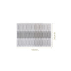 Grey Toned And Textured Mat Set Of 6 Nestasia