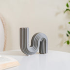 Nordic Flow S Vase Grey Nestasia