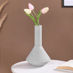 Brushed Texture Scandinavian Vase Grey Nestasia