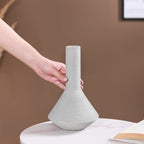 Brushed Texture Scandinavian Vase Grey Nestasia