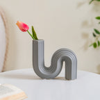 Nordic Flow S Vase Grey Nestasia