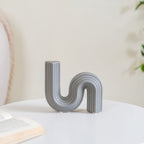Nordic Flow S Vase Grey Nestasia