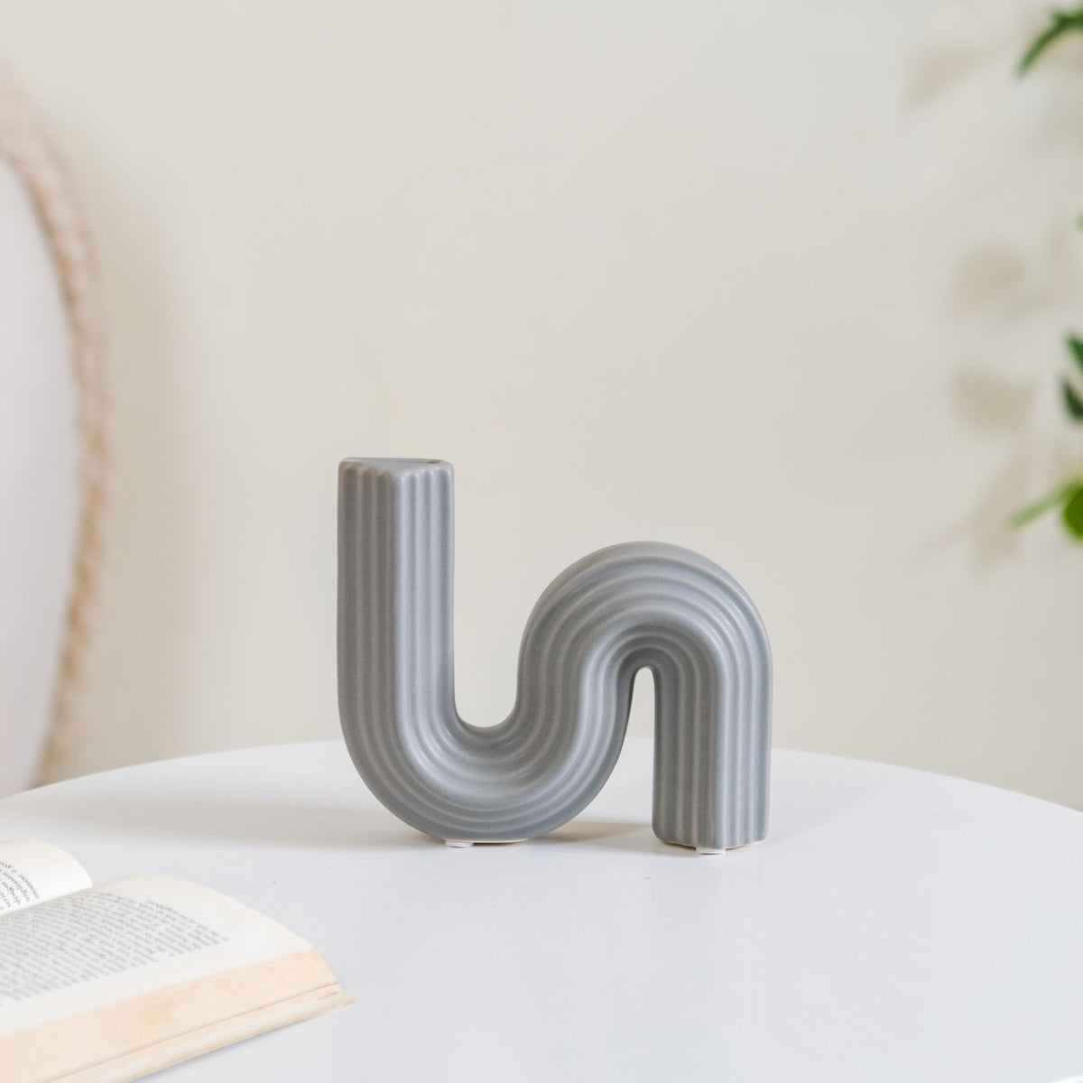 Nordic Flow S Vase Grey Nestasia