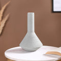 Brushed Texture Scandinavian Vase Grey Nestasia