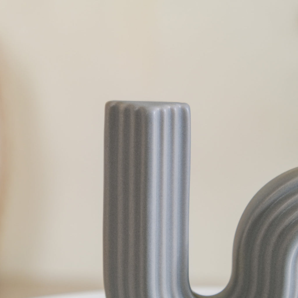 Nordic Flow S Vase Grey Nestasia