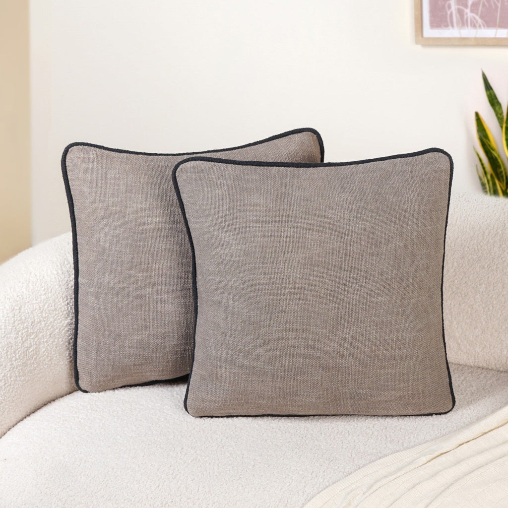 Greyframe Cotton Cushion Covers Set Of 2 Nestasia