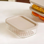 Groovo Food Storage Container Beige Set Of 4 520ml Nestasia