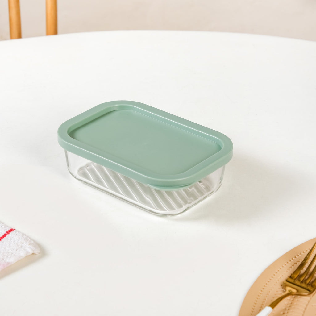 Groovo Stack On Storage Container Sage Green Set Of 7 S 310ml M 520ml L 750ml XL 1200ml XXL 1700ml Nestasia