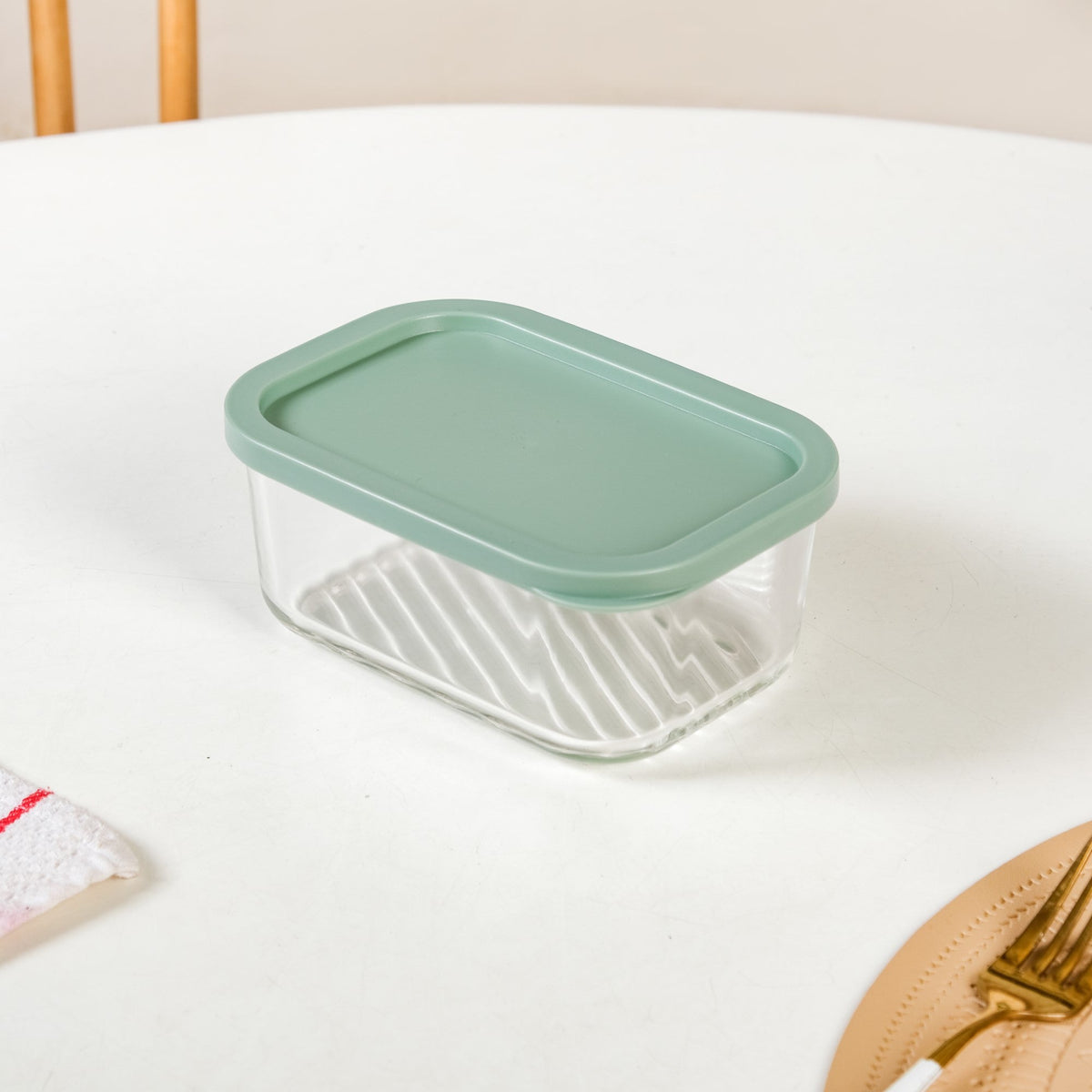 Groovo Stack On Storage Container Sage Green Set Of 7 S 310ml M 520ml L 750ml XL 1200ml XXL 1700ml Nestasia