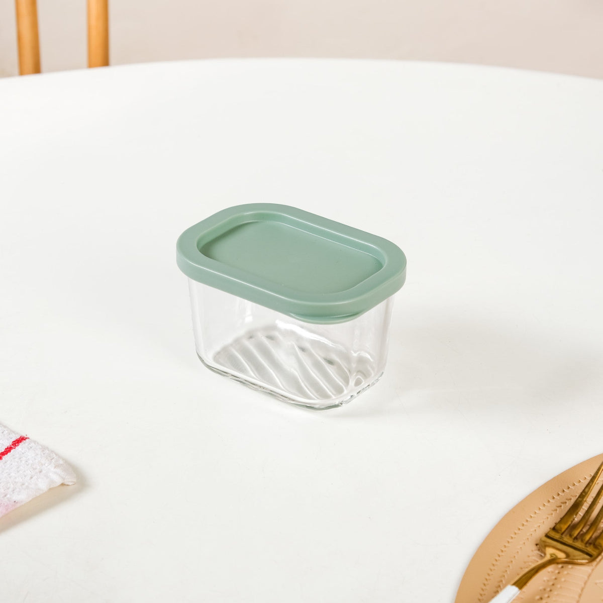 Groovo Stack On Storage Container Sage Green Set Of 7 S 310ml M 520ml L 750ml XL 1200ml XXL 1700ml Nestasia
