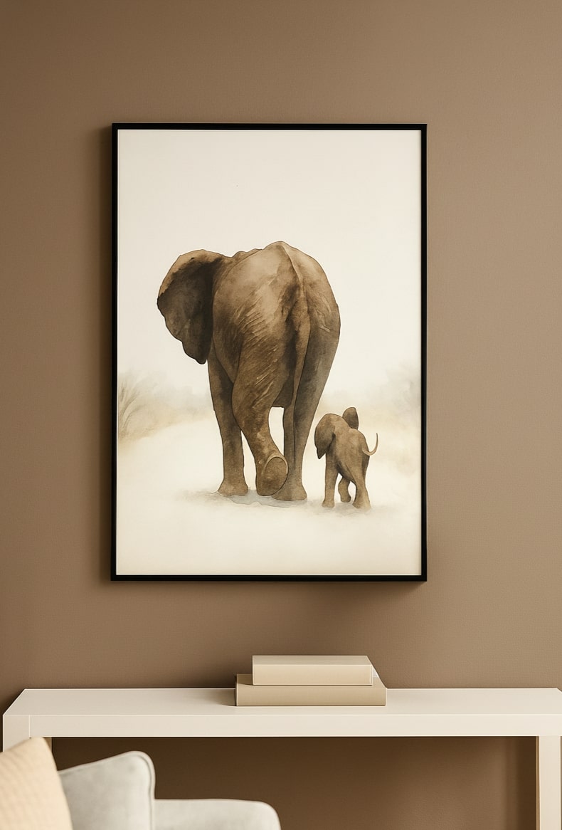 Guided by Love | Printed Canvas Wall Art Contrast Living