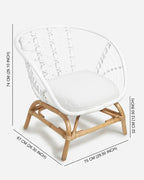 Bamboo Chairs for Balcony and Patio Corners