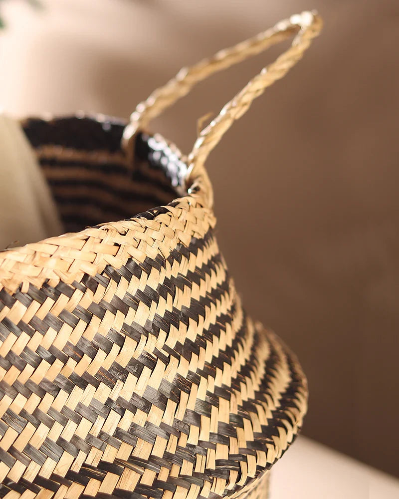 Elegant Belly Planter Basket for Soft, Earthy Interiors
