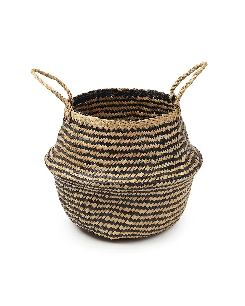 Elegant Belly Planter Basket for Soft, Earthy Interiors