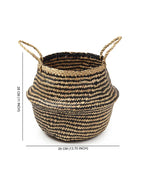 Elegant Belly Planter Basket for Soft, Earthy Interiors