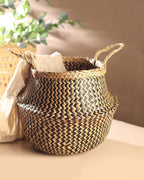 Multipurpose Seagrass Basket for Plants, Toys, and More