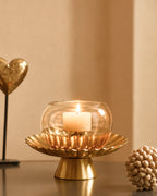 Decorative Tea Light Diya Candle Holder for Pooja, Aarti & Home Decoration