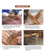 Solid Acacia Wooden Chairs for Relaxing Home Seating