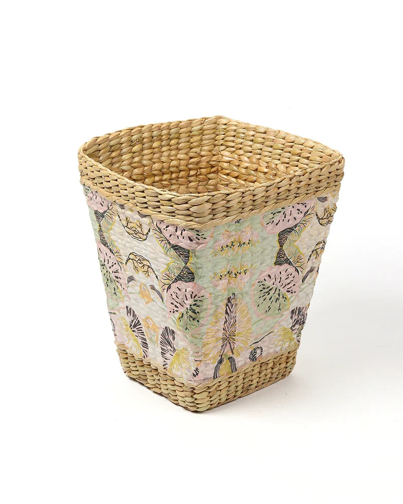Seagrass Dry Waste Dustbin and Home Storage Waste Bin Basket