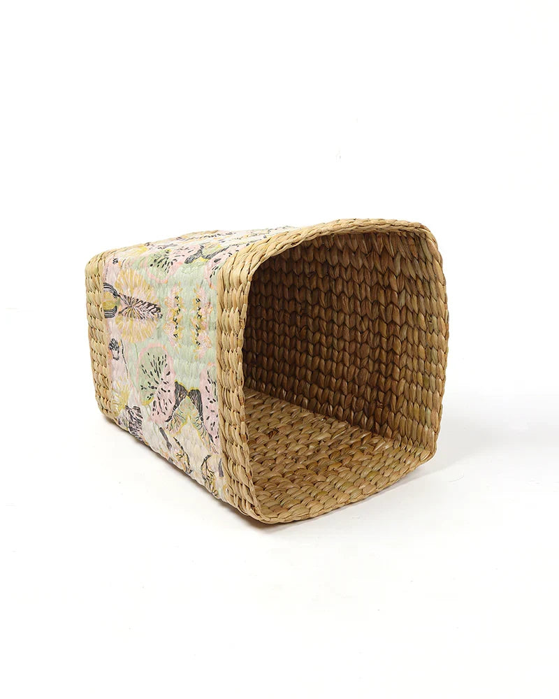 Seagrass Dry Waste Dustbin and Home Storage Waste Bin Basket
