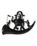 Elephant Baraat Wall Decor Metal Art Showpiece for Living Room and Home Walls
