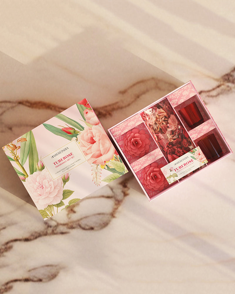 Rose Scented Candle Gift Set for Soothing Fragrance and Special Occasions, 15gm Each with 4–5 Hour Burn Time