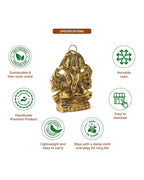 Panchmukhi Hanuman Ji Idol for Pooja Home Decoration and Spiritual Showpiece