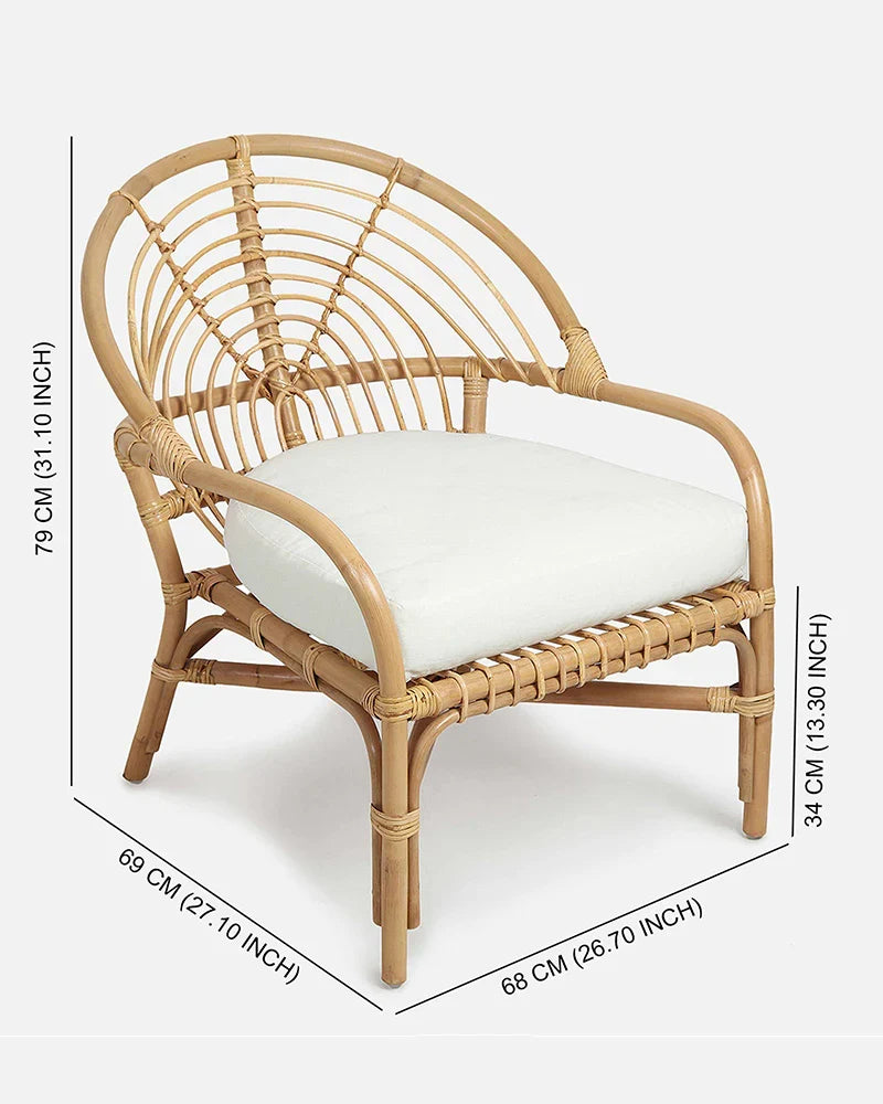 Bamboo Accent Chairs for Living Room Comfort and Style