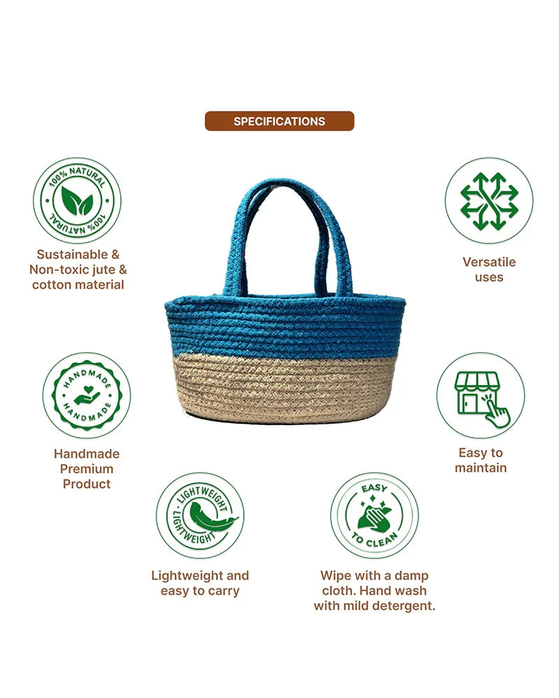 Lunch Basket - Multipurpose Basket for Lunch, Storage, Gifting & More