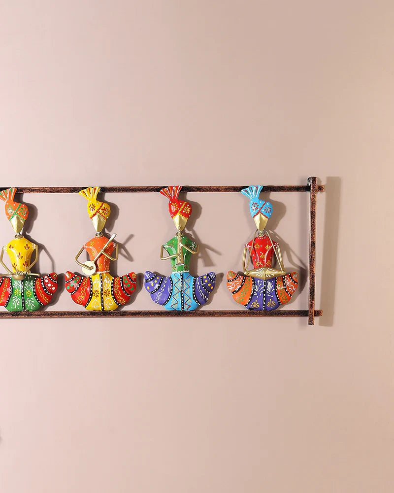Decorative Rajasthani Figures for Wall Display, Gift Items