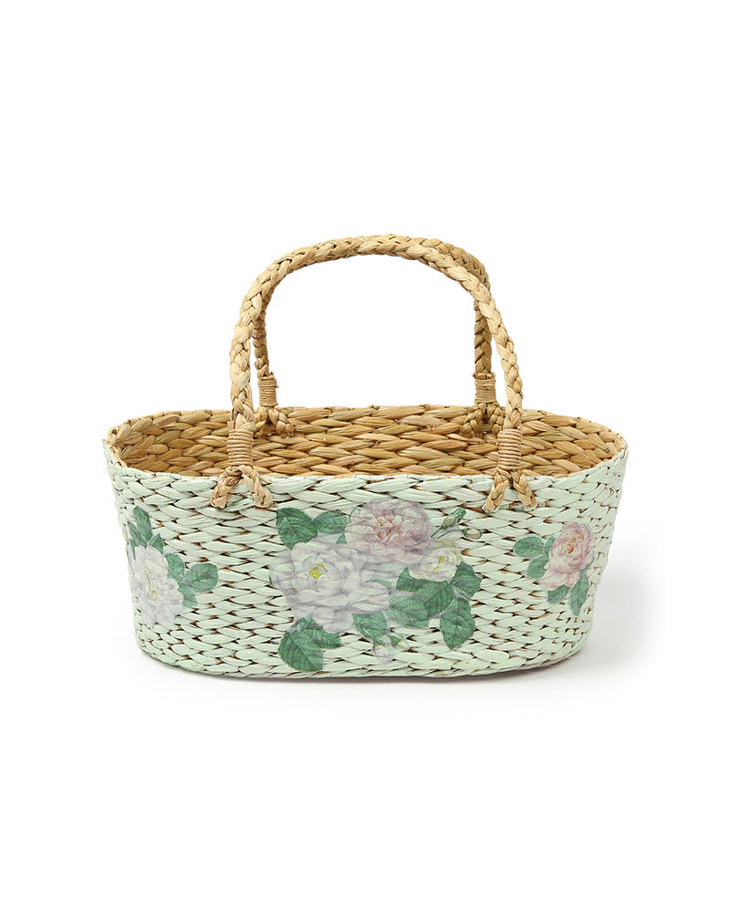 Seagrass Oval Fruit Basket and Gift Hamper for Home and Gifting