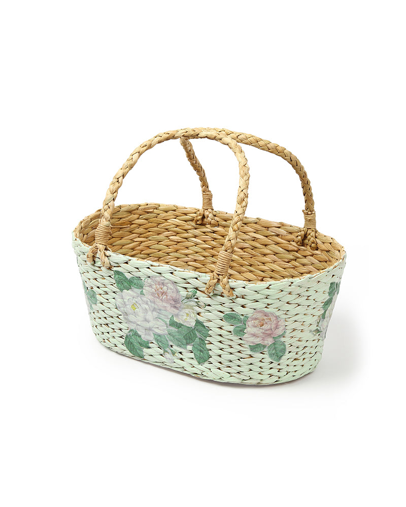 Seagrass Oval Fruit Basket and Gift Hamper for Home and Gifting