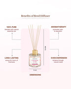 Reed Diffuser Set with Fragrance Oil for Home & Office Aroma