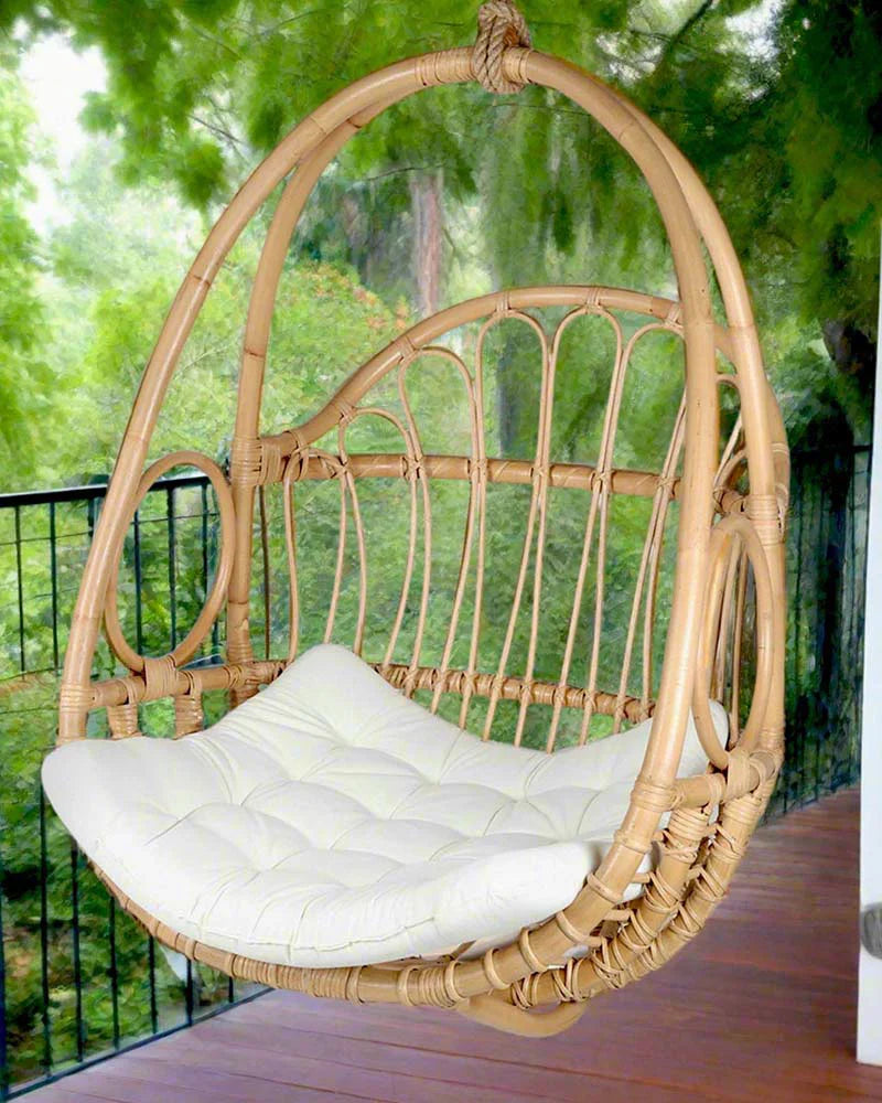 Boho Style Rattan Swings for Living Room or Patio